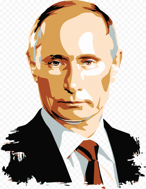 Vladimir Putin Russia President Portrait Artwork