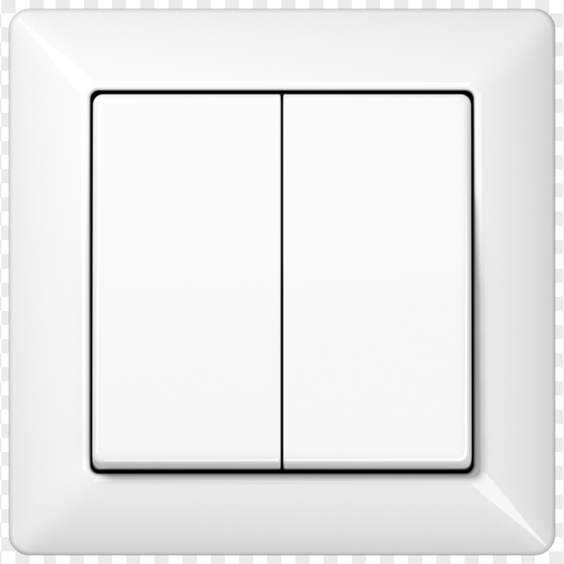 Wall Electric Light Switch PNG