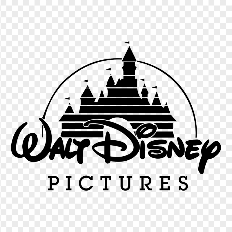 Walt Disney Company Black Logo PNG