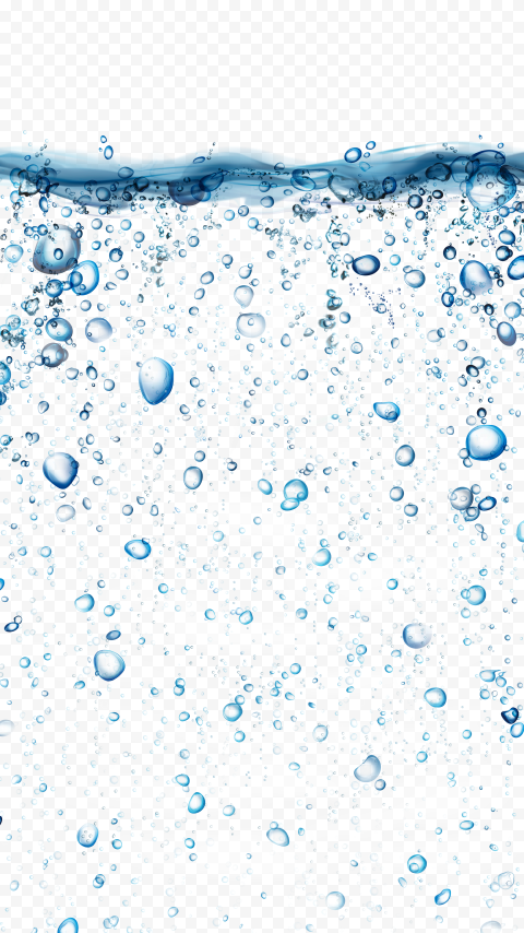 Water Bubbles Drops Effect Transparent PNG