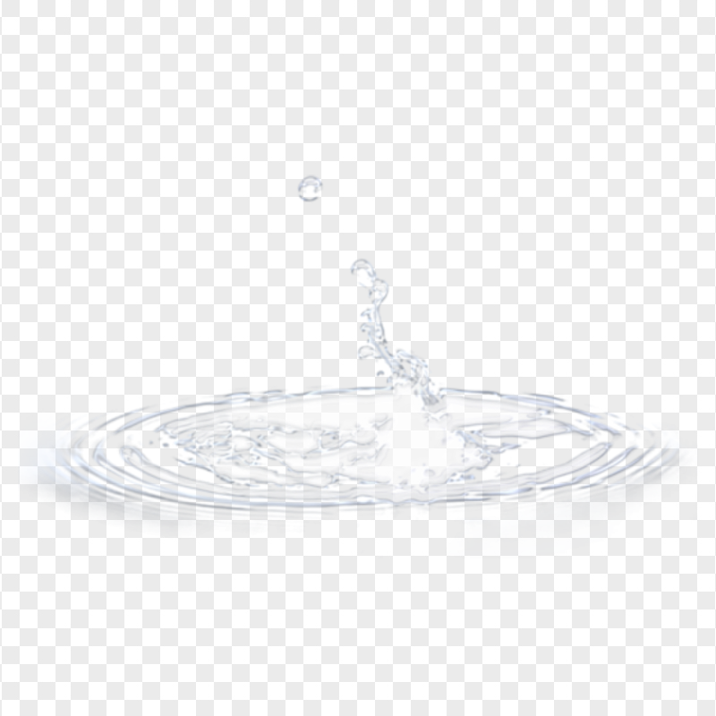 Water Splash Puddle Ripple Drop Effect Transparent PNG