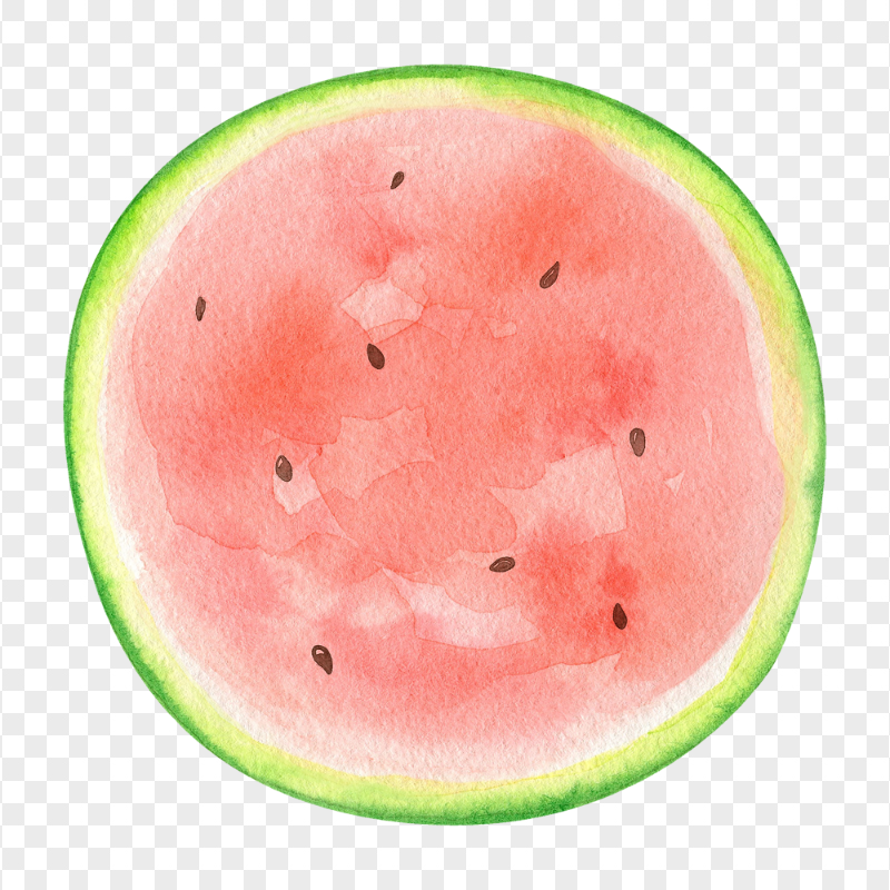 Watermelon Fruit Watercolor PNG