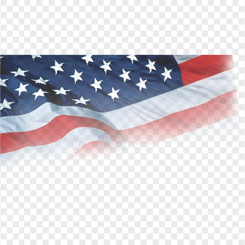 Waving American Flag Background