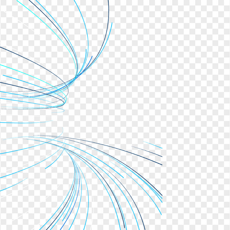 White & Blue Lines Future Abstract HD PNG