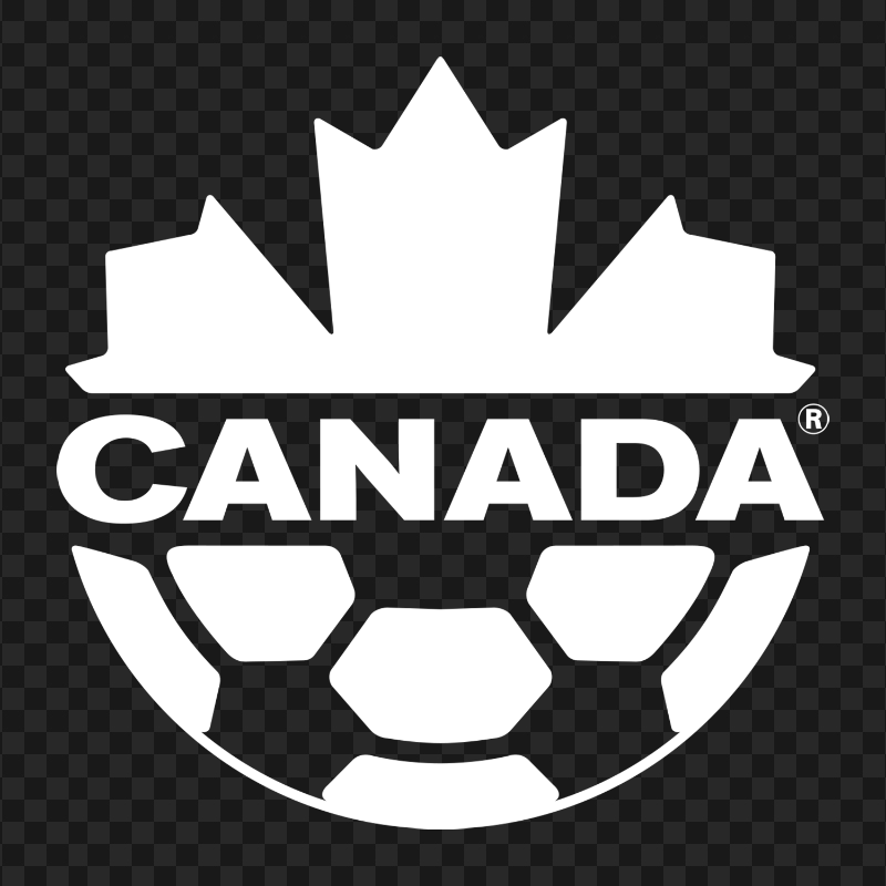 White Canada National Football Team Logo Image PNG