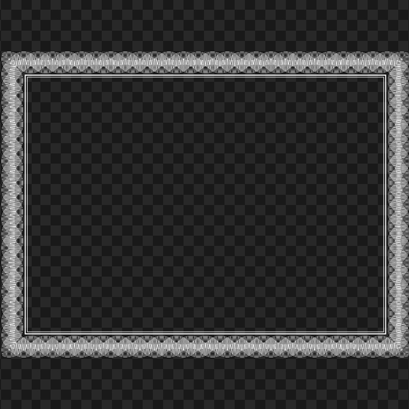 White Certificate Frame HD PNG