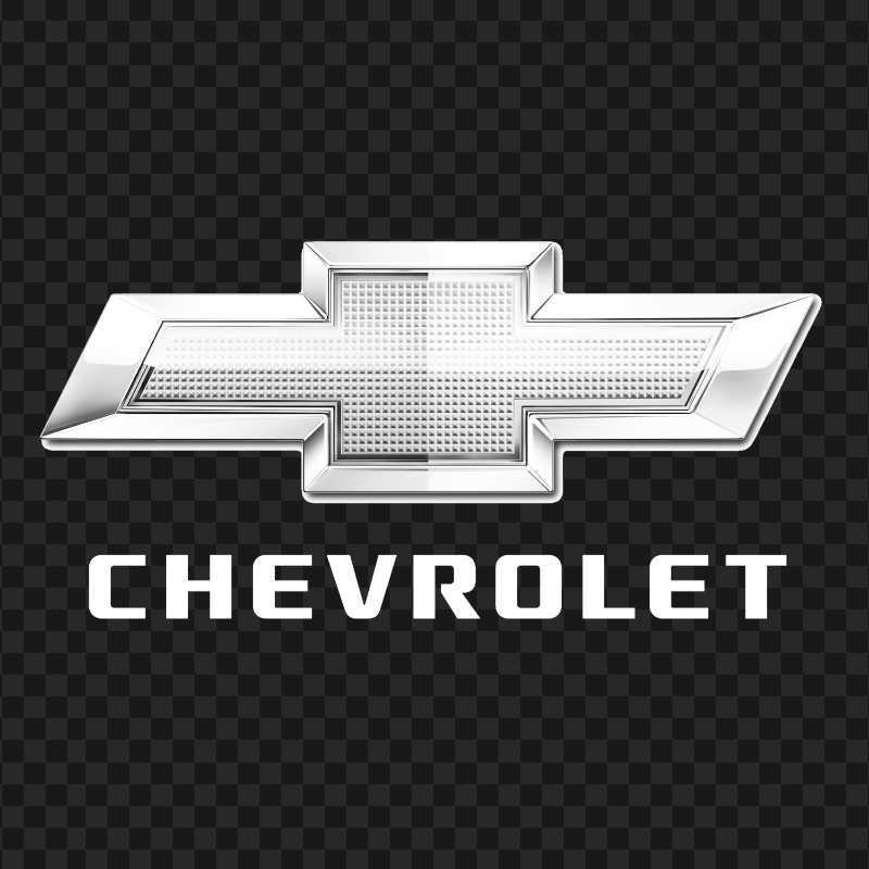 White Chevrolet Logo HD PNG