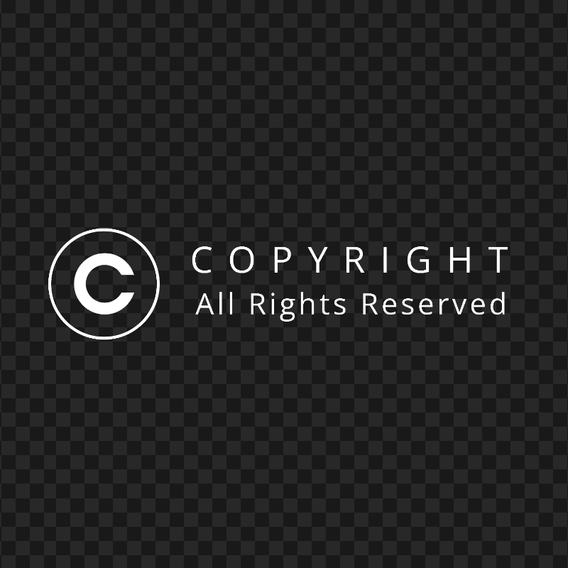 Copyright All Rights Reserved HD PNG | Citypng