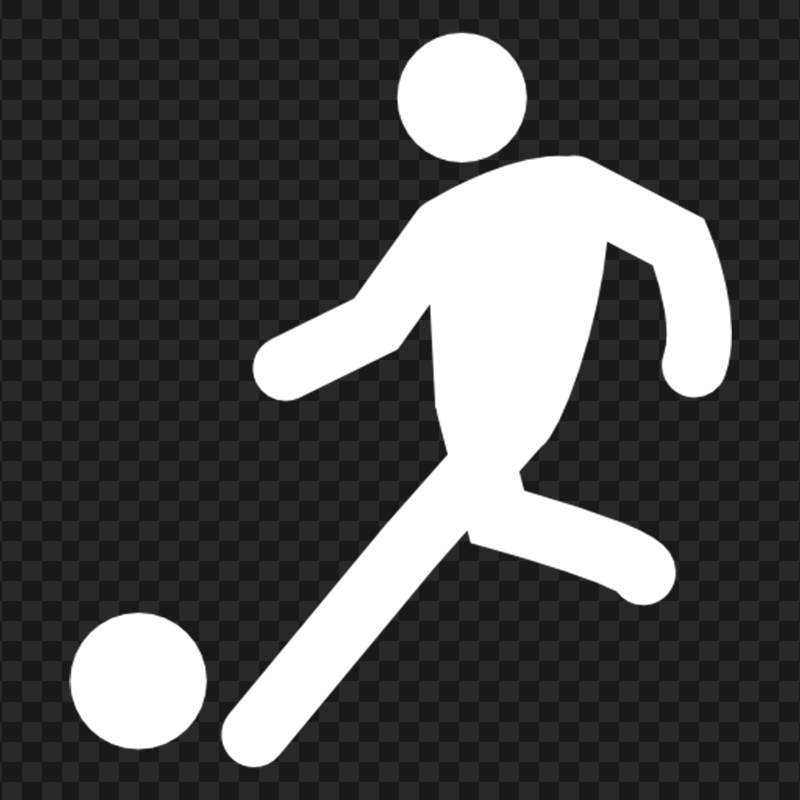 White Football Player Icon