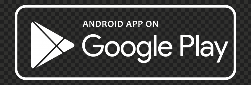 White Get It On Google Play Button | Citypng
