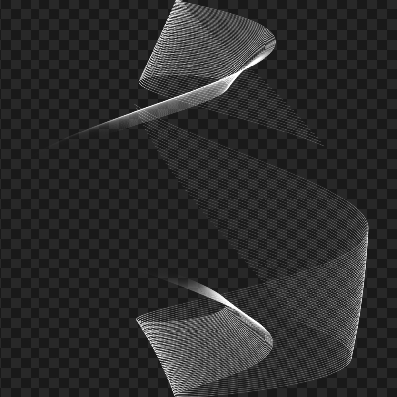 White Lines Abstract Effect PNG