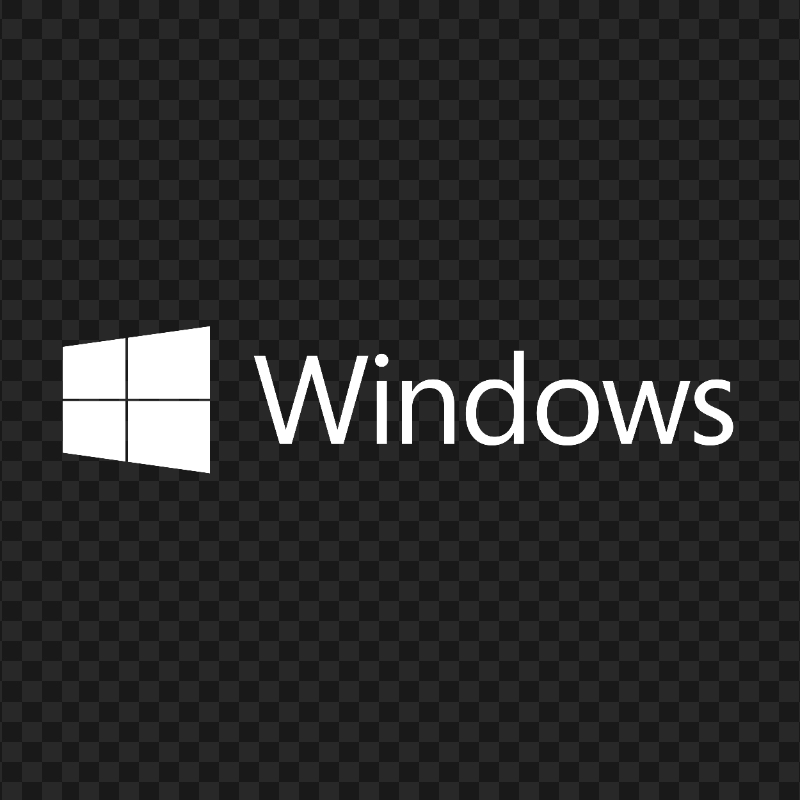White Microsoft Windows 10 Logo HD PNG