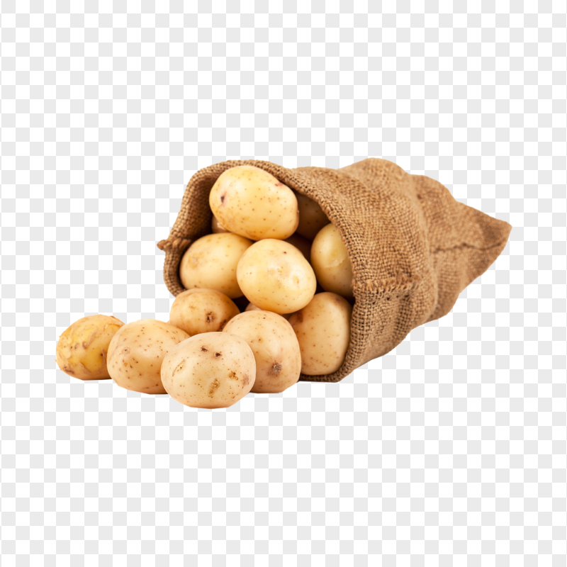 White Potatoes In A Bag HD PNG