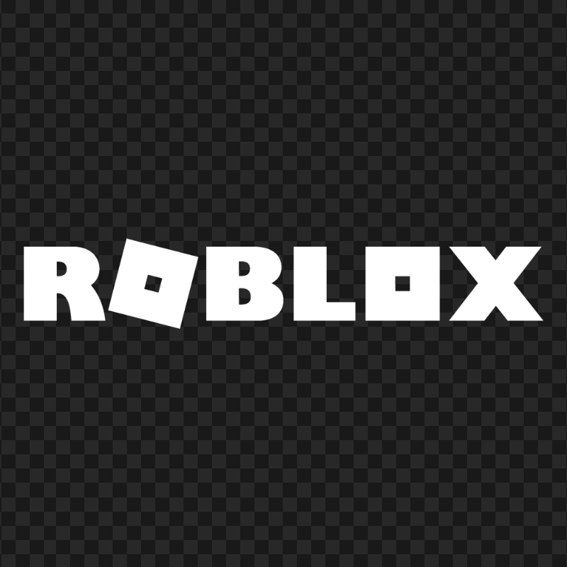 White Roblox Logo Transparent Background