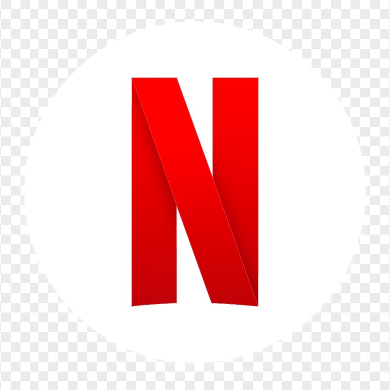White Round Netflix Logo