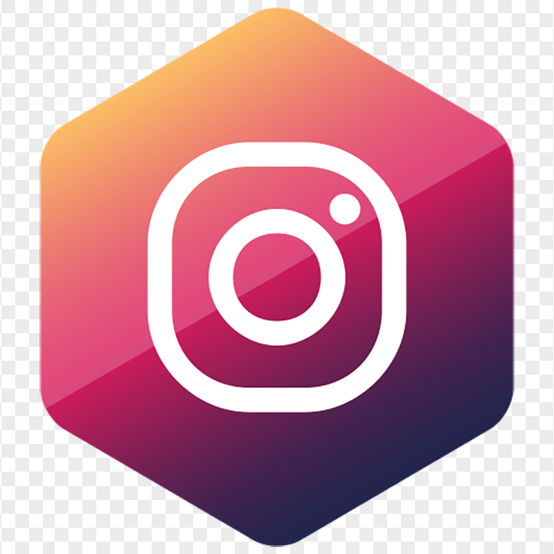 White Square Instagram Logo In Diamond Shape