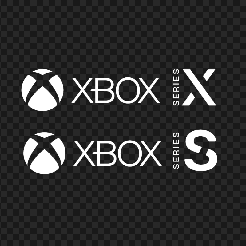 White Xbox Series S & Series X Logos