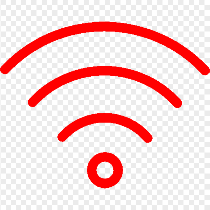 Wi-Fi Wireless Wifi Red Logo Icon