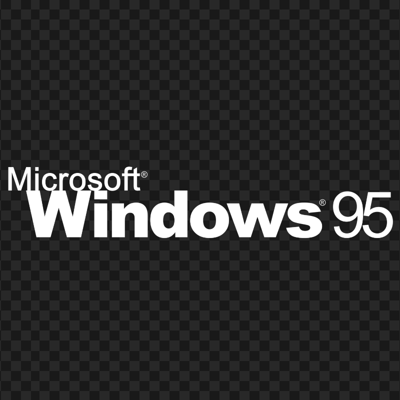 Windows 95 White Logo PNG