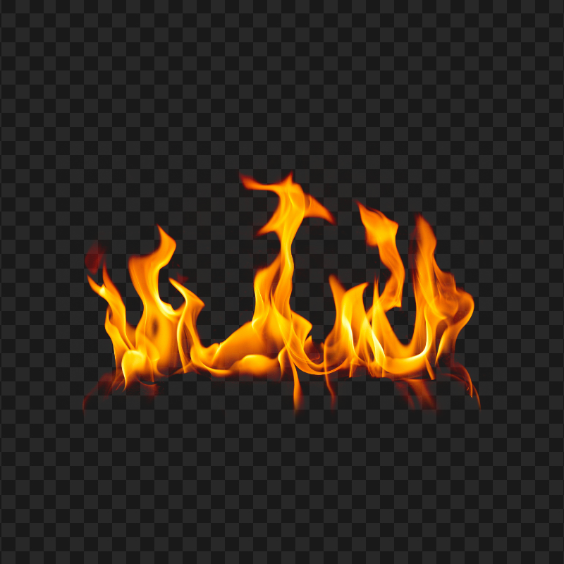 Without Smoke Fire Flames Transparent PNG