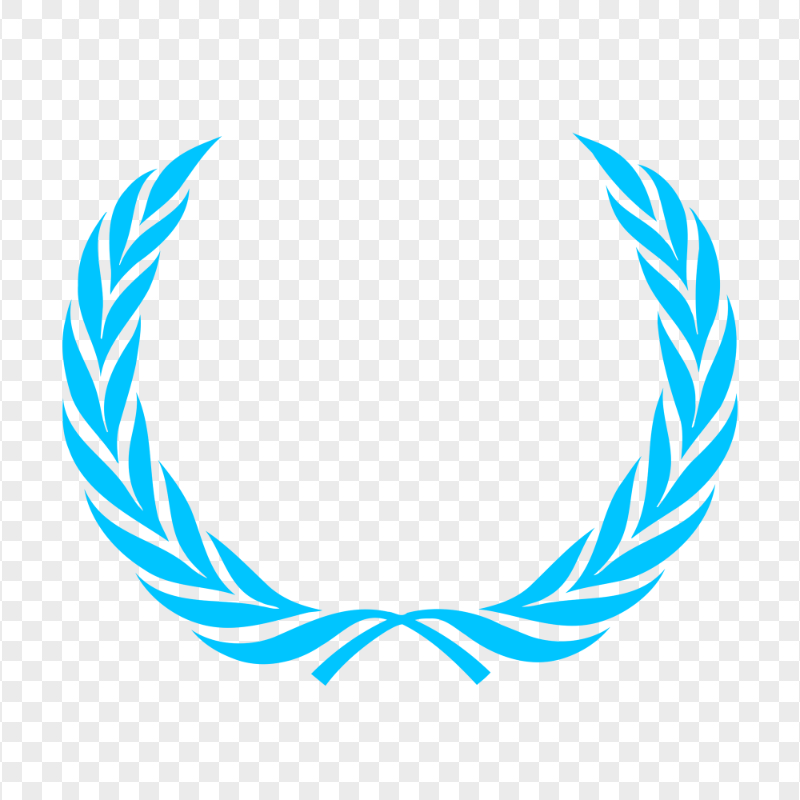 Wreath Laurel Blue HD PNG