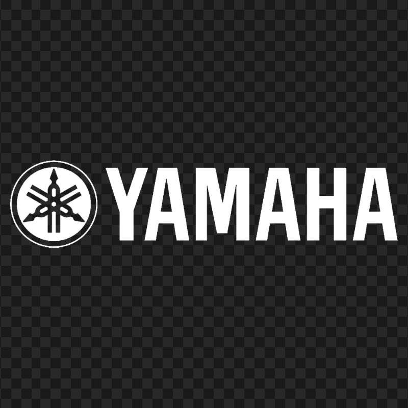Yamaha White Logo PNG
