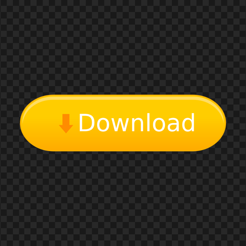 Yellow Download Web Button Icon HD PNG