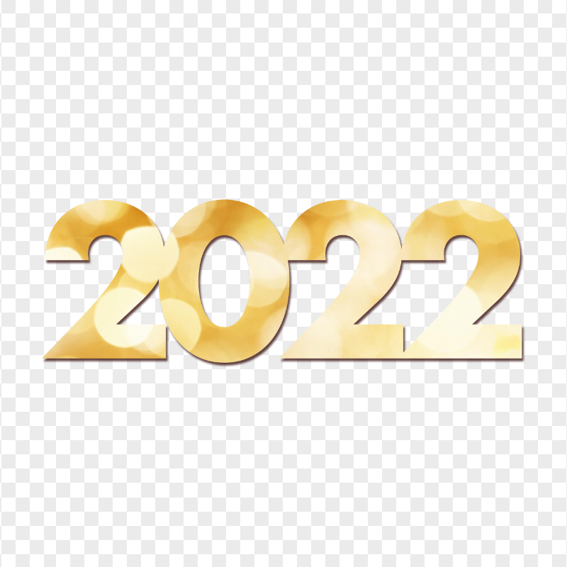 Yellow Golden 2022 Christmas Xmas Text HD PNG