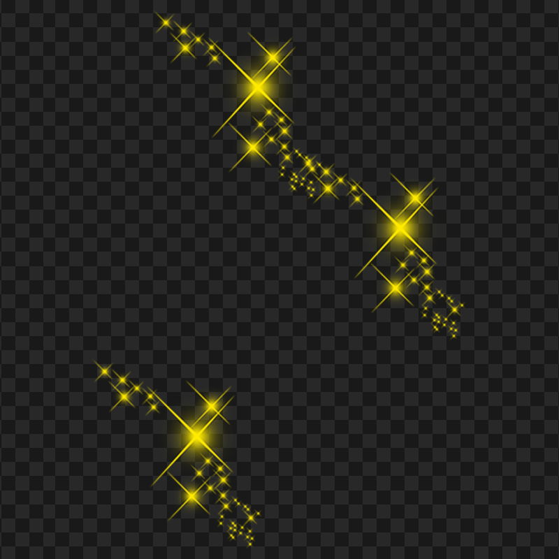 Yellow Magic Effect PNG