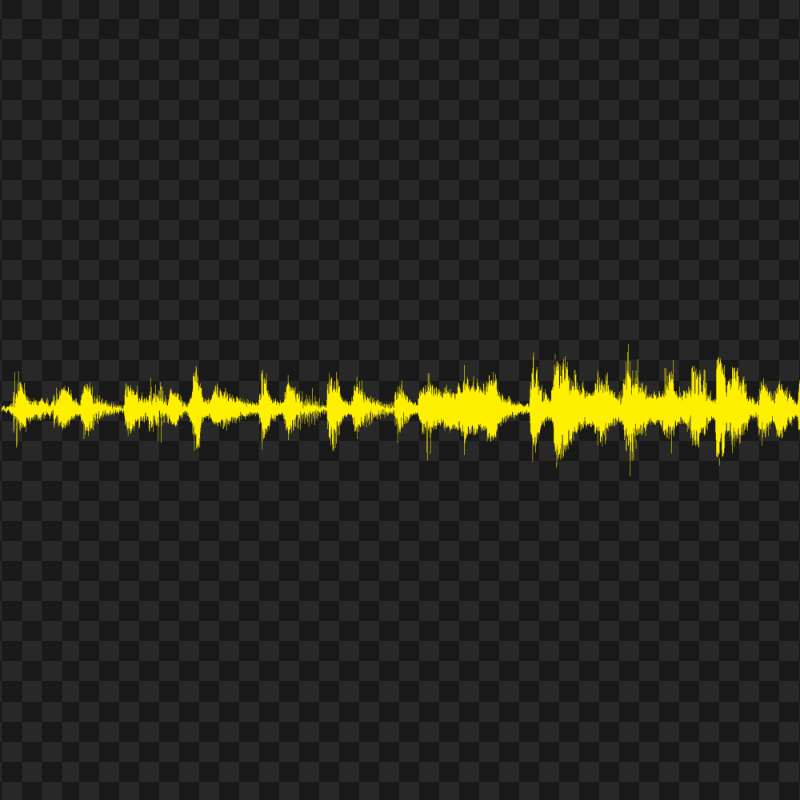 Yellow Music Wave Sound Waves Rhythm PNG IMG