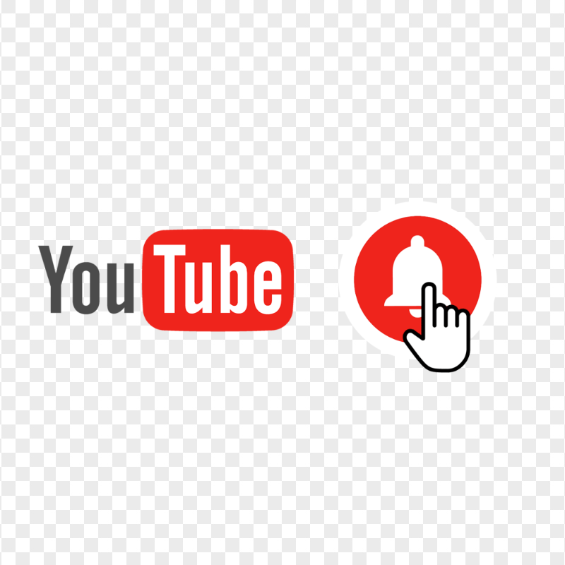 Youtube Logo And Bell Icon