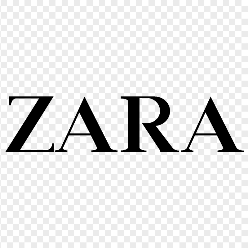 Zara Black Logo PNG IMG