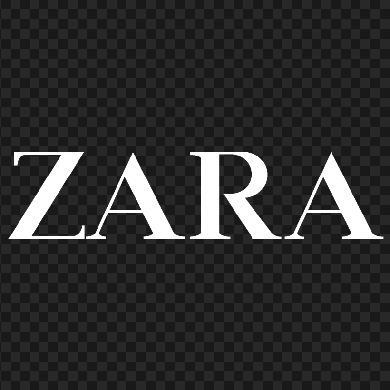 Zara White Logo Download PNG