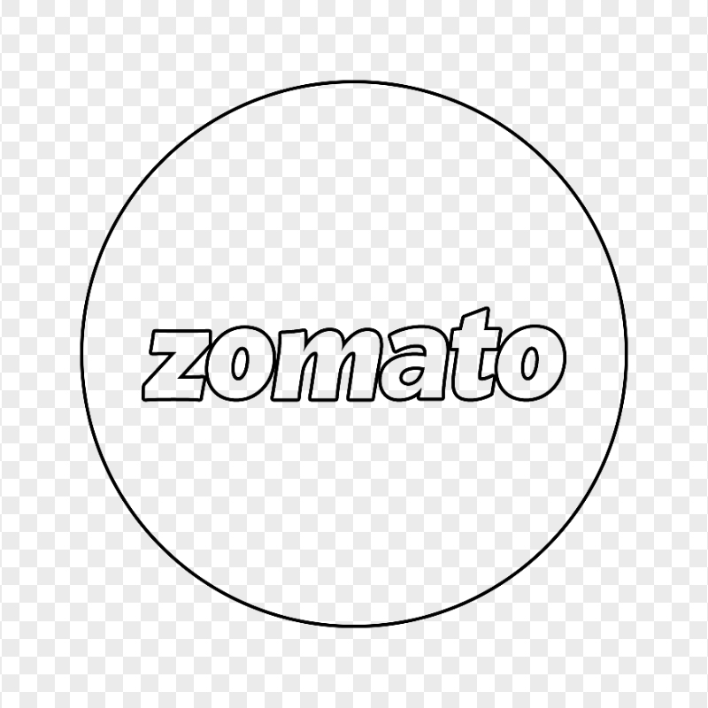 Zomato Outline Logo Icon PNG