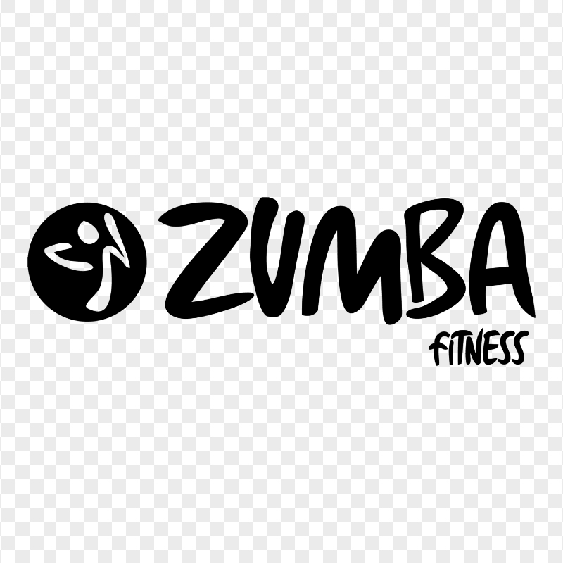 Zumba Fitness Black Logo Transparent Background