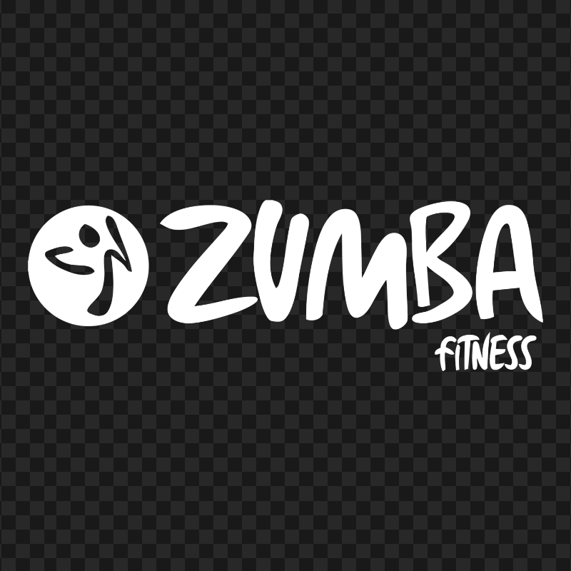 Zumba Fitness White Logo PNG Image