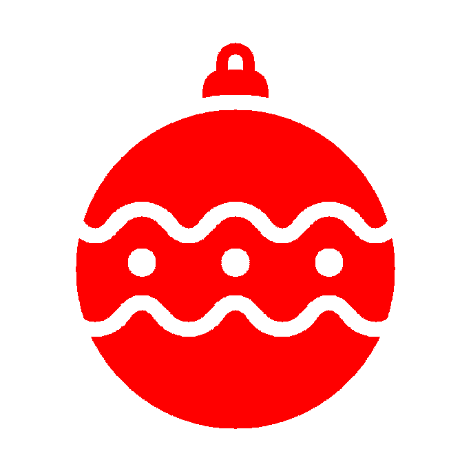 Yellow Ornament Ball Line Icon HD PNG | Citypng