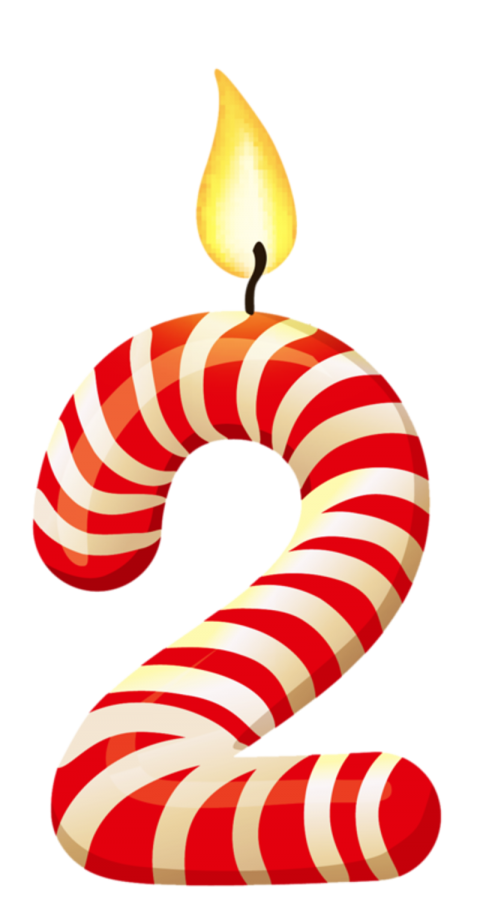 Birthday Candle Number 2 Transparent Png Cutout Png Clipart Images Citypng