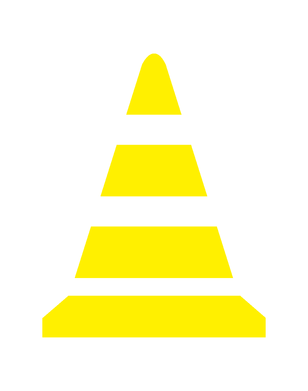FREE Traffic Cone VLC Vector Icon PNG | Citypng