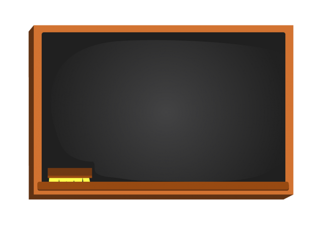 HD Illustration Blank School Chalkboard PNG | Citypng