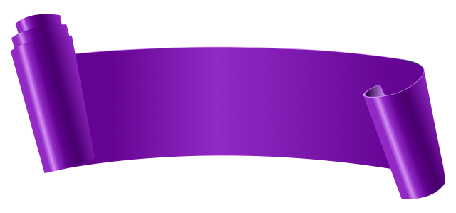 purple ribbon banner transparent background cutout PNG & clipart images |  CITYPNG