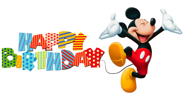 mickey mouse happy birthday clear background cutout PNG & clipart images |  CITYPNG