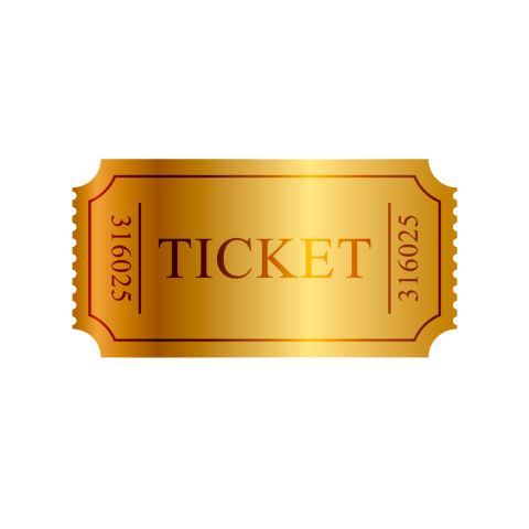 Two Golden Tickets Logo Icon PNG | Citypng