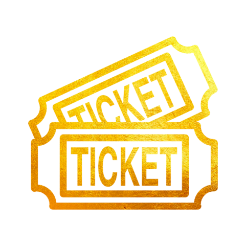 Outline White Ticket Icon FREE PNG | Citypng