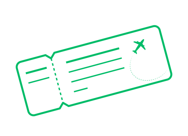 Admit One Orange Ticket Illustration Logo Icon PNG | Citypng