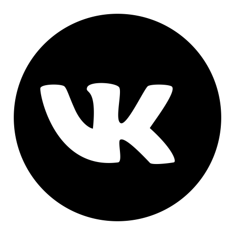 HD VK White Round Circle Icon PNG | Citypng
