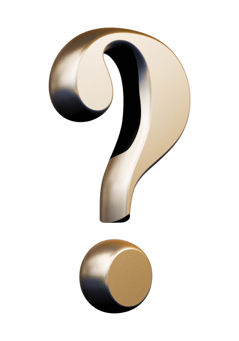 Silver 3D Question Mark Icon Logo Symbol HD PNG | Citypng