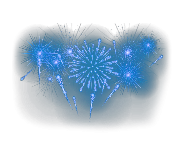 Sparkle Colored Fireworks FREE PNG | Citypng