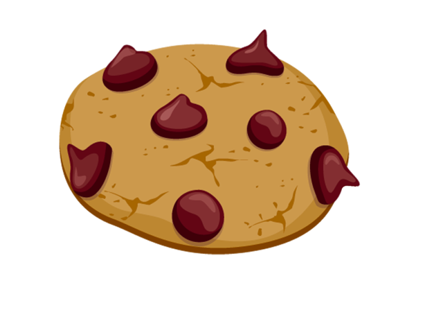 Cartoon Two Brown Cookies Chip HD PNG | Citypng