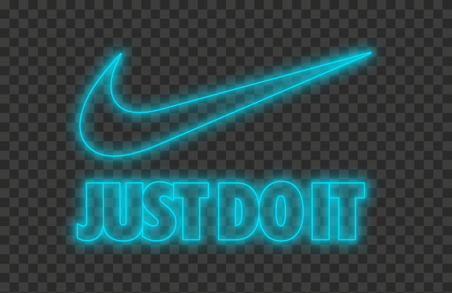 nike neon blue